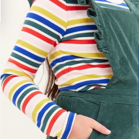 Hanna Andersson green corduroy overalls - Picture 3 of 6